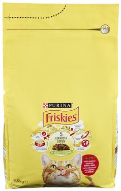 Bilde: © Friskies / Oda Friskies Okse, Kylling & Lever