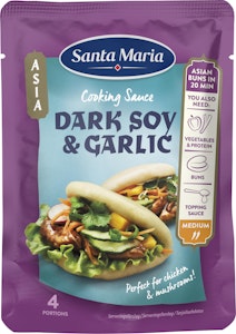 Santa Maria Cooking saus dark soy & garlic