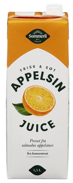 Bilde: © Sommerli / Oda Sommerli Appelsinjuice