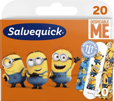Bilde: © Salvequick / Oda Salvequick Minions Plaster 20 stk