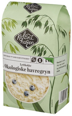 Bilde: © Kolonihagen / Oda Kolonihagen Lettkokte Havregryn Økologisk