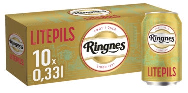Bilde: © Ringnes / Oda Ringnes Ringnes Lite 10 x 0,33l