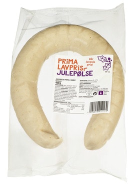 Bilde: © Prima / Oda Prima Julepølse Kokt Laveste Pris