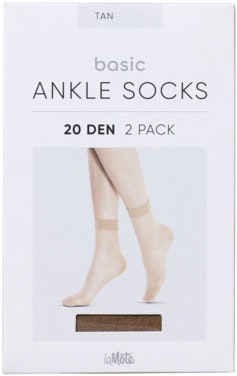 Bilde: © Pierre Robert / Oda Pierre Robert 2x Ankelsokker 20D Str. Tan, 36-41