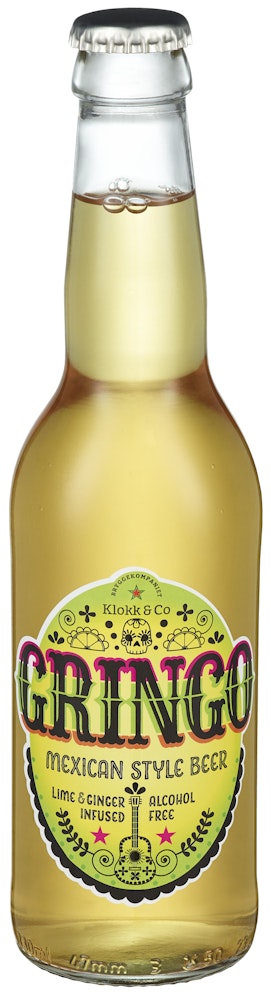 Klokk & Co Gringo Alkoholfri Lime og Ingefær
