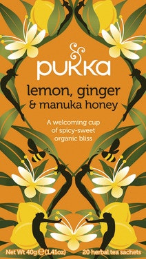 Pukka Lemon, Ginger & Manuka Honey Tea