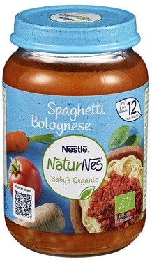 Bilde: © Nestlé / Oda Nestlé Spagetti Bolognese Økologisk Fra 12 mnd, 190 g