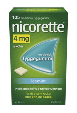 Bilde: © Nicorette / Oda Nicorette Nicorette Icemint 4mg