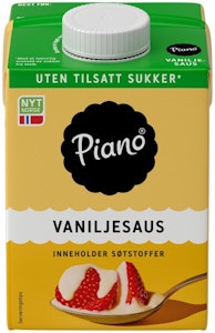 Tine Piano Vaniljesaus Zero Uten Tilsatt Sukker