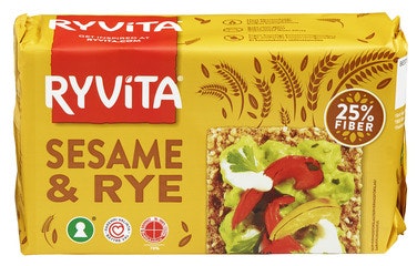 Bilde: © Ryvita / Oda Ryvita Ryvita Sesam Knekkebrød