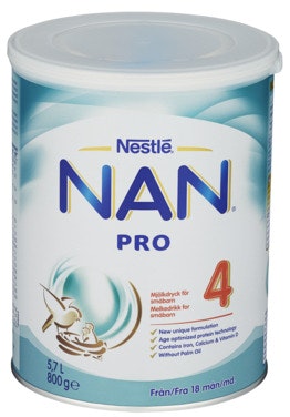 Nestlé NAN Pro 4 Juniormelk Fra 18 mnd, 800 g