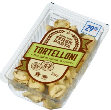 Bilde: © REMA 1000 / Oda REMA 1000 Tortelloni Ricotta & Spinat