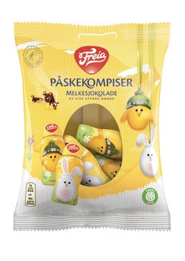 Bilde: © Freia / Oda Freia Påskekompiser Melkesjokolade