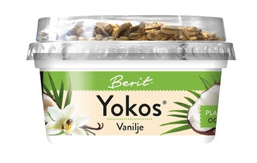 Yokos Vanilje med Granolatopping 137 g