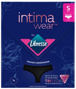 Libresse Intimawear Hipster menstruse Sort, str. S