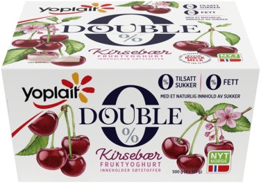 Bilde: © Yoplait / Oda Yoplait Yoplait 00% Kirsebær, 4x125g