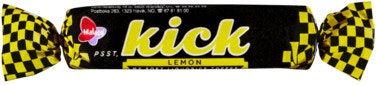 Bilde: © Cloetta / Oda Cloetta Malaco Kick Sitron Lakrisstang