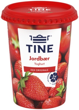Bilde: © Tine / Oda Tine Yoghurt Jordbær