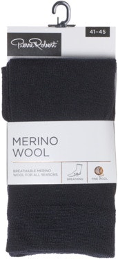 Bilde: © Pierre Robert / Oda Pierre Robert Sokker tynn merino Sort, Str. 41-45