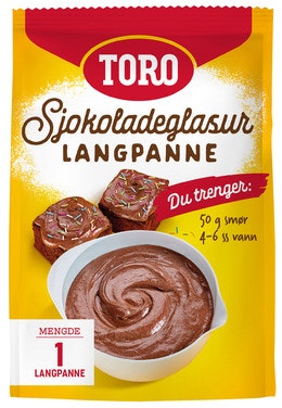 Bilde: © Toro / Oda Toro Sjokoladeglasur Langpanne 278 g