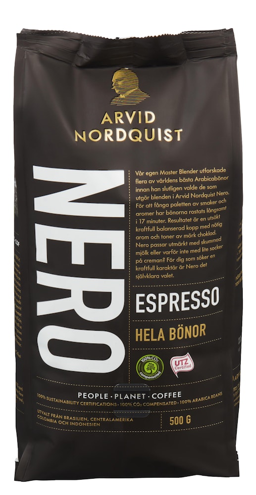 Nero Espresso Hele Bønner, 500 g