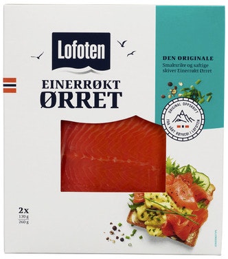 Bilde: © Lofoten / Oda Lofoten Einerrøkt Ørret Skivet