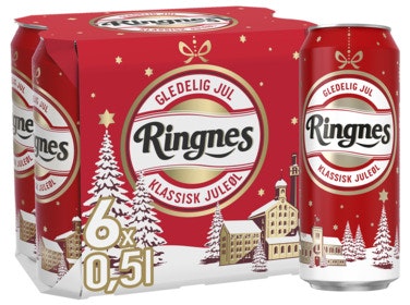 Ringnes Ringnes Juleøl 6 x 0,5L