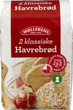 Bilde: © Møllerens / Oda Møllerens Havrebrød 1-2-3