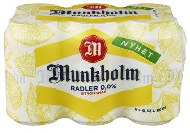 Bilde: © Munkholm / Oda Munkholm Munkholm Radler Sitron 6 x 0,33l