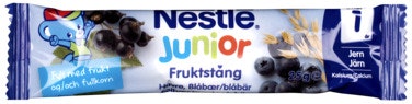 Bilde: © Nestlé / Oda Nestlé Jr Fruktstang Havresolbærblåbær Fra 12 mnd