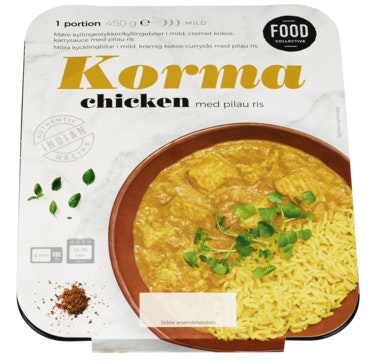 Bilde: © Food Collective / Oda Food Collective Chicken Korma Med pilau ris