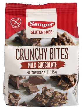 Semper Crunchy Bites Melkesjokolade