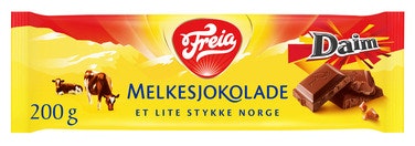 Bilde: © Freia / Oda Freia Daim Melkesjokolade