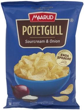Maarud Potetgull Sourcream & Onion 200 g