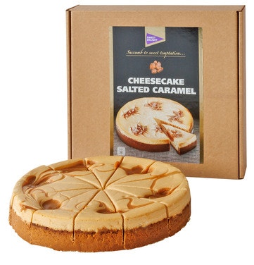 Bilde: © My Bakery / Oda My Bakery Ostekake Salt Karamell, rund 12 serveringstykker