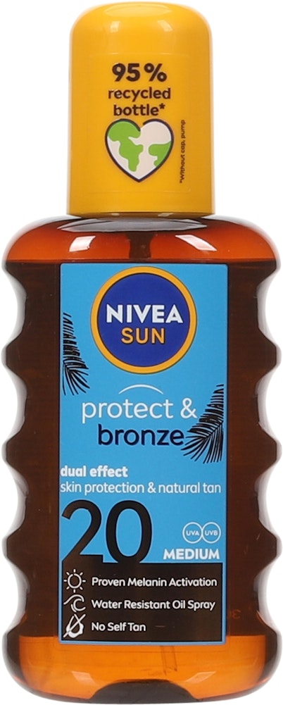 Nivea Sun Protect & Bronze Oil SPF 20