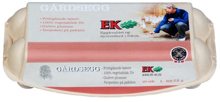 Ek Store Egg Fra Frittgående Høner Str. L