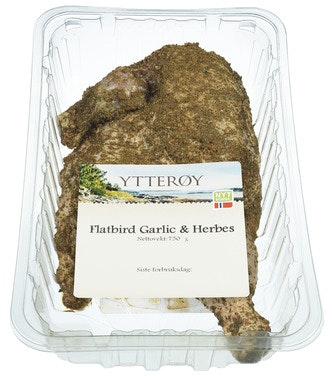 Ytterøy Kylling Flatbird Garlic & Herbes