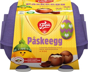 Bilde: © Freia / Oda Freia Påskeegg Fylte 4 stk