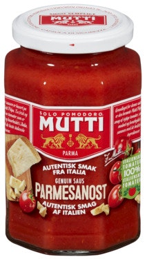 Mutti Pastasaus med Parmigiano Reggiano