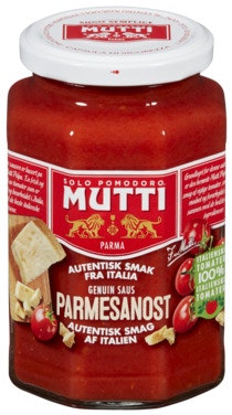 Bilde: © Mutti / Oda Mutti Pastasaus med Parmigiano Reggiano