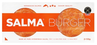 Bilde: © Salma / Oda Salma Salma® Burger original 2 Stk lakseburger