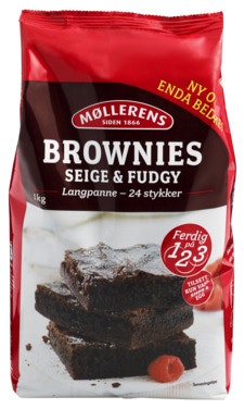 Bilde: © Møllerens / Oda Møllerens Brownies Langpanne