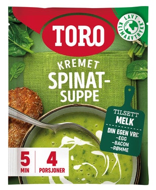 Bilde: © Toro / Oda Toro Spinatsuppe Kremet