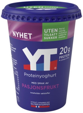 Bilde: © Tine / Oda Tine YT Proteinyoghurt Pasjonsfrukt