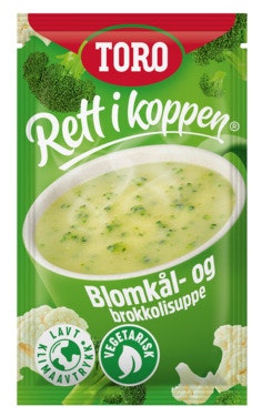 Bilde: © Toro / Oda Toro Blomkål- & Brokkolisuppe Rett i Koppen