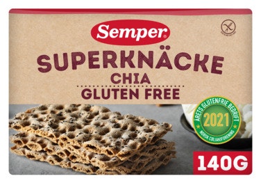 Bilde: © Semper / Oda Semper Chia Knekkebrød Glutenfri