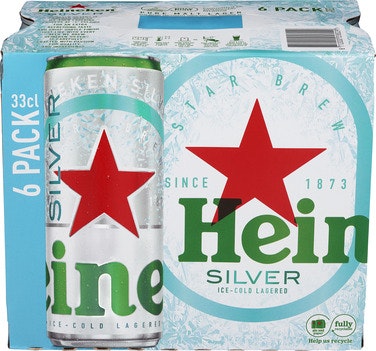 Heineken Heineken Silver 0,33L x 6 stk