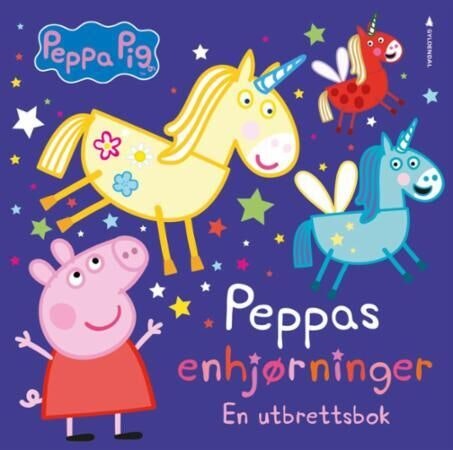 Bilde: © ARK / Oda ARK Peppas enhjørninger - utbrettsbok Neville Astley mfl.