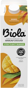Tine Biola® yoghurtdrikk mango Uten tilsatt sukker